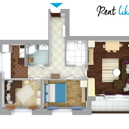 W Rent Like Home - Chramcowki Przy Dworcu Apartment